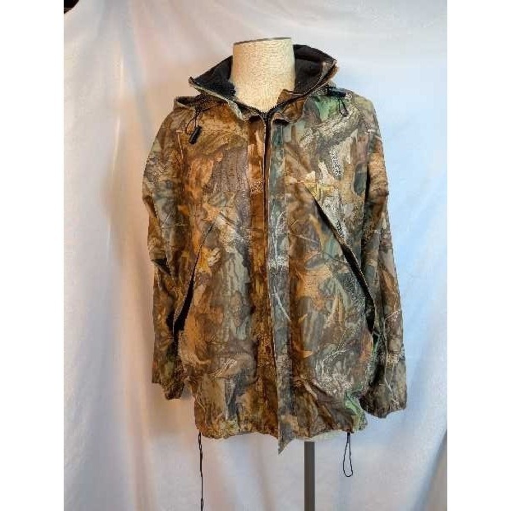 Stearns Dry Wear Camo Jacket Waterpoof Breathable Hunting Large